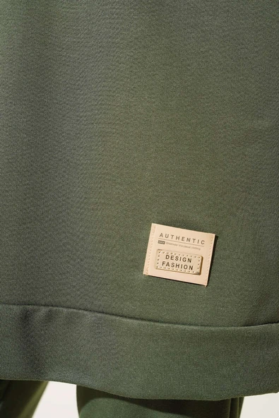 Arma Detaylı İkili Takım Haki - Resim 4