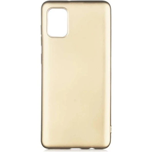 Zore Galaxy A31 Kılıf Premier Silikon Gold