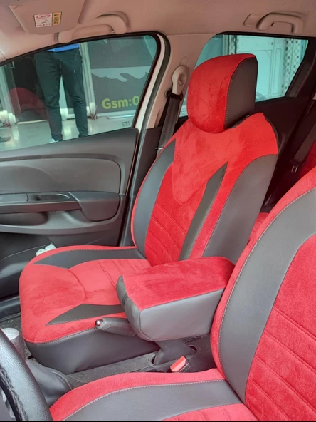 Renault Clio IV Araca Özel Dikim Koltuk Kılıfı ürün görseli 1