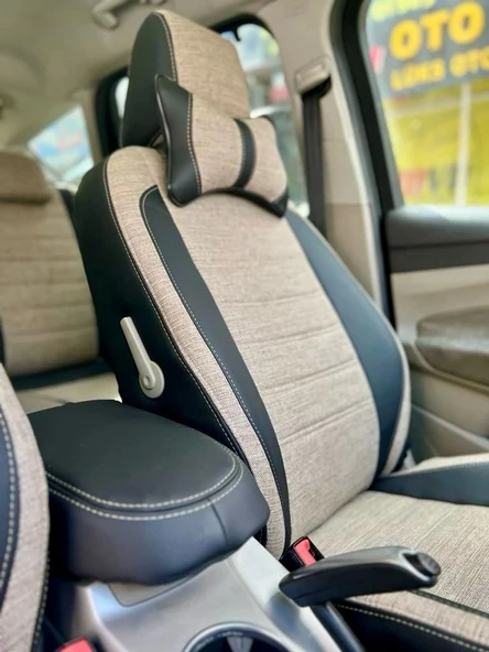 Peugeot Rifter GT Line 2023 Araca Özel Dikim Koltuk Kılıfı - Resim 8