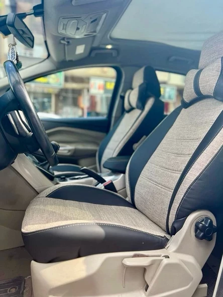 Peugeot Rifter GT Line 2023 Araca Özel Dikim Koltuk Kılıfı - Resim 6