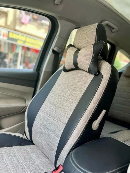 Peugeot Rifter GT Line 2023 Araca Özel Dikim Koltuk Kılıfı - Resim 7