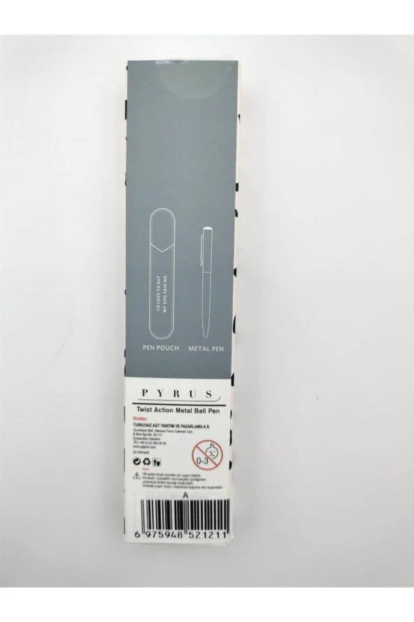 Pyrus Rosegold 1.0 Kılıflı Tükenmez Kalem - Resim 3