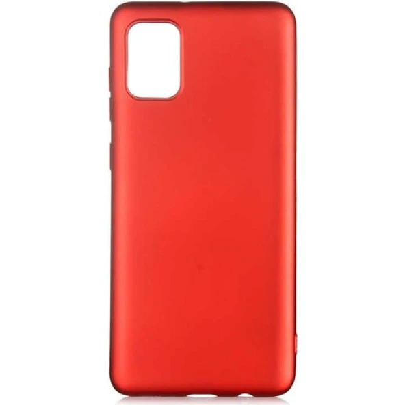 Zore Galaxy A31 Kılıf Premier Silikon Kırmızı
