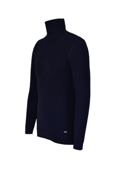 Erkek Spor Balıkçı Yaka Kazak R22897 BGL-ST03178 - Resim 11