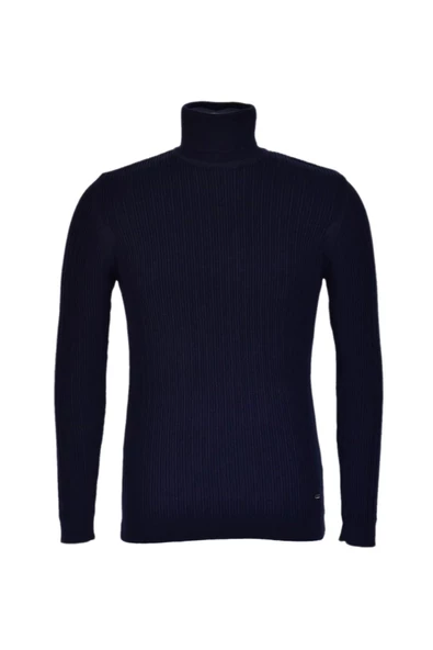 Erkek Spor Balıkçı Yaka Kazak R22897 BGL-ST03178 - Resim 3