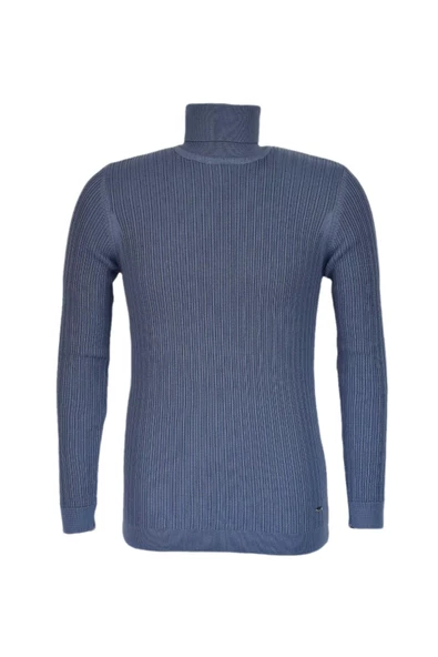 Erkek Spor Balıkçı Yaka Kazak R22897 BGL-ST03178 - Resim 5