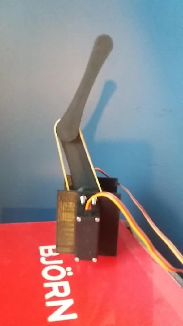 2 Eklemli Robot Bacak / Kol Plastik Aparat