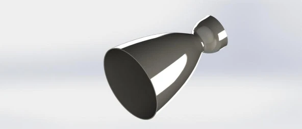 Spacex Merlin 1D Motor Belleği Plastik Aparat