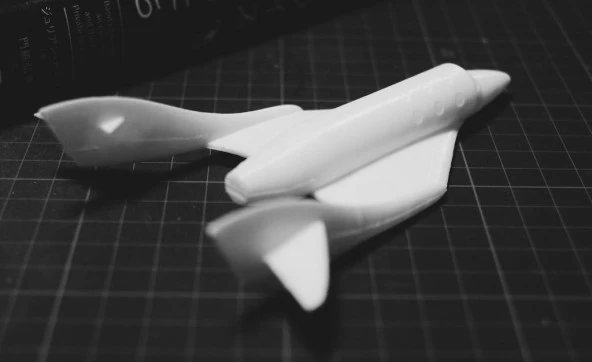 Bakire Galaktik / Ölçülen Kompozitler Spaceshiptwo, Vss Unity Plastik Aparat