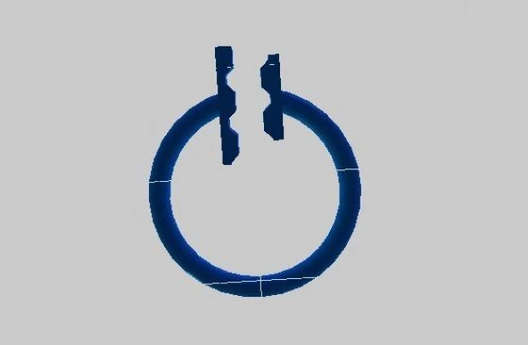 Kulak & Burun Ring Clasp (Piercing Free) Plastik Aparat