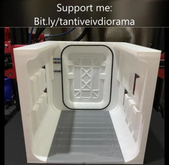 Tantifi Iv Diorama Corridor R2D2 Star Wars 1:12 Ölçekli Plastik Aparat