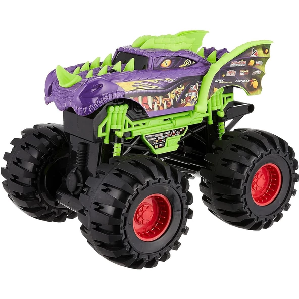 Dickie Toys Dragon Monster Truck Araba Ejderha Monster Truck Kamyon 38cm