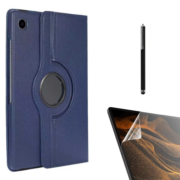 Gpack Samsung Galaxy Tab A9 Plus x210 Kılıf Kapaklı Standlı 360 Dönebilen Koruma dn11NanoKalem - 3