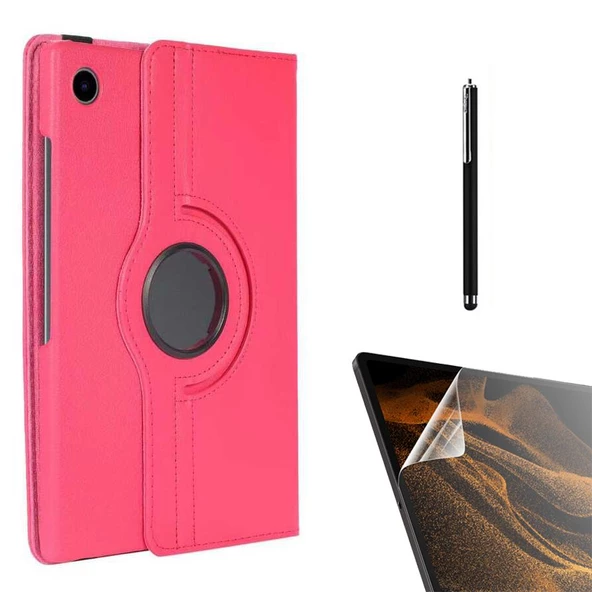 Gpack Samsung Galaxy Tab A9 Plus x210 Kılıf Kapaklı Standlı 360 Dönebilen Koruma dn11NanoKalem - 6