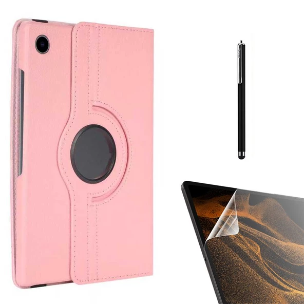 Gpack Samsung Galaxy Tab A9 Plus x210 Kılıf Kapaklı Standlı 360 Dönebilen Koruma dn11NanoKalem - 7