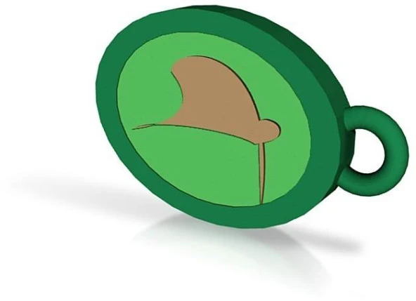 Kiwi Kuş Kolye Plastik Aparat