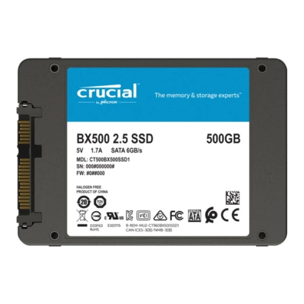 Crucial BX500 500GB 3DNAND SSD Disk CT500BX500SSD1 - 4