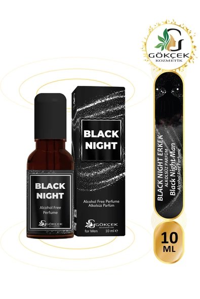 Black Night Erkek Parfümü (Alkolsüz)