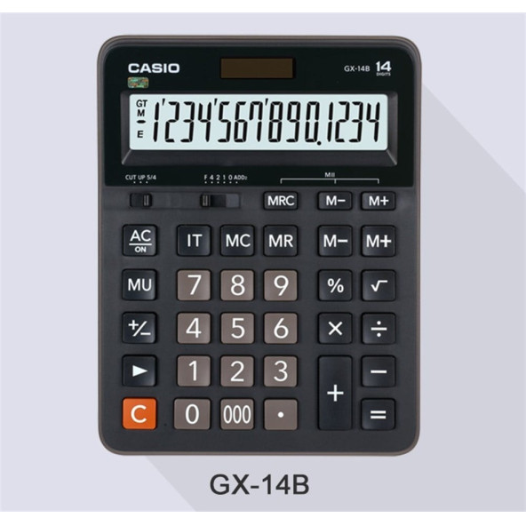 Casio GX-14B 14 Haneli Masaüstü Hesap Makinesi