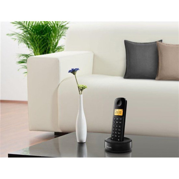 Philips D1601B/01 Kablosuz Dect Telsiz Telefon - 6