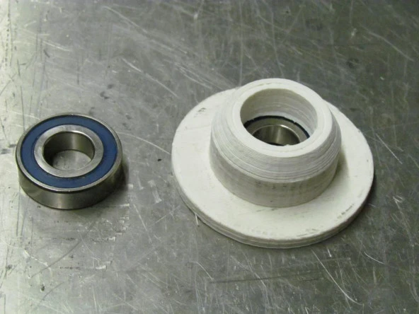 3/4 İnç Şaft İçin 2 İnç Makara Burç Plastik Aparat - Resim 3