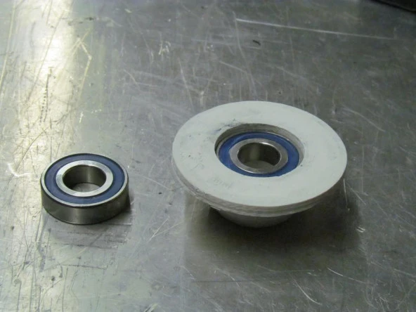 3/4 İnç Şaft İçin 2 İnç Makara Burç Plastik Aparat - Resim 2