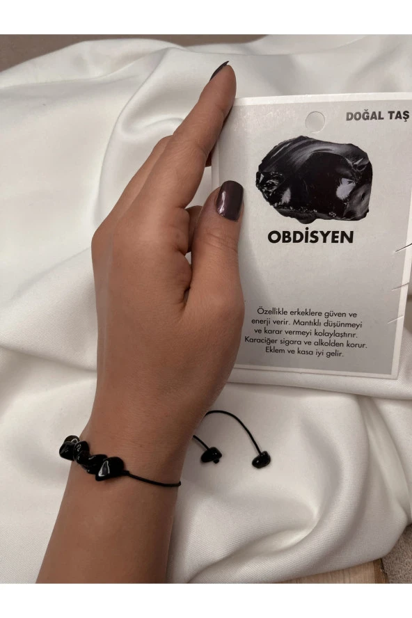 Obdisyen 100 Doğal Taş Bileklik - 2