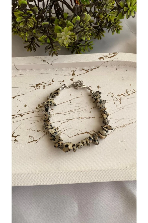 Bıldırcın Jasper Doğal Taş Bileklik