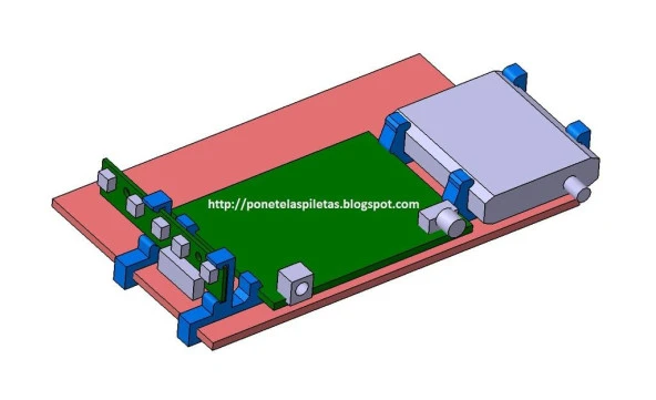 7 Lcd Ekran Ve 3D Baskılı Çerçeveli Entegre Fpv Sistemi Plastik Aparat