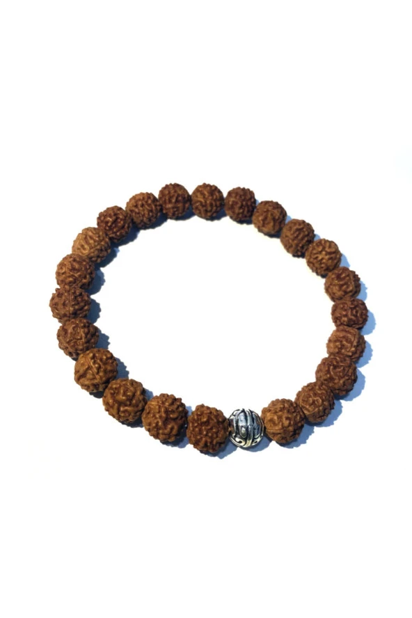 Rudraksha Doğal Taş Bileklik