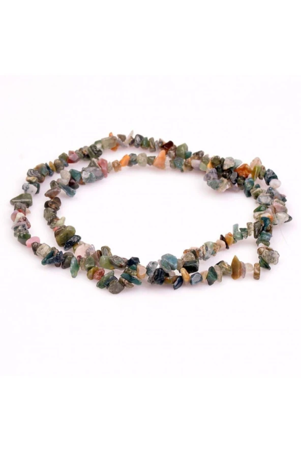 Hint Akik Taşı Şekilsiz Kırık Taş Dizi - 2