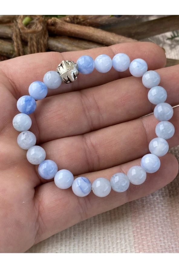 Aquamarin Doğal Taş Bileklik