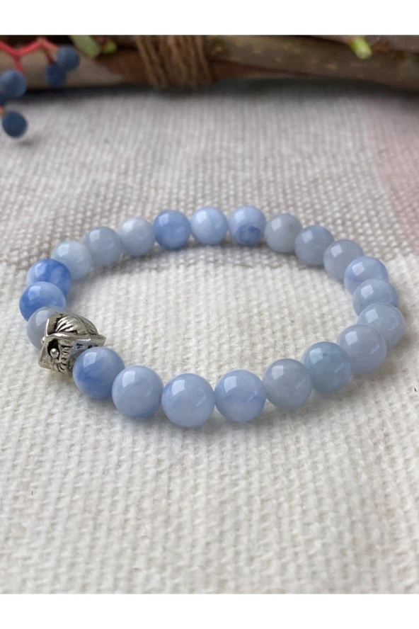 Aquamarin Doğal Taş Bileklik - 2