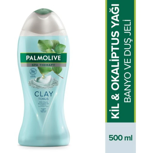 Palmolive Spa Therapy Clay Tonus Kil ve Okaliptus Yağı Banyo ve Duş Jeli 500 ml