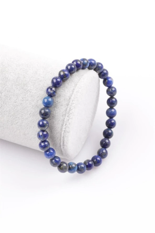 Lapis Lazuli Doğal Taş Bileklik 6 Mm