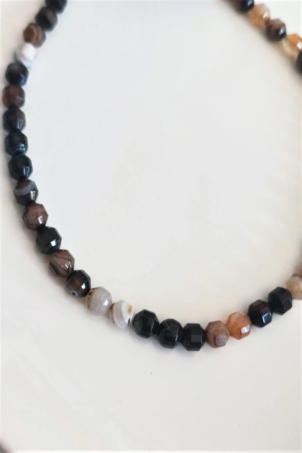 ALTIGEN GÖZ AKİK DOĞALTAŞ KOLYE