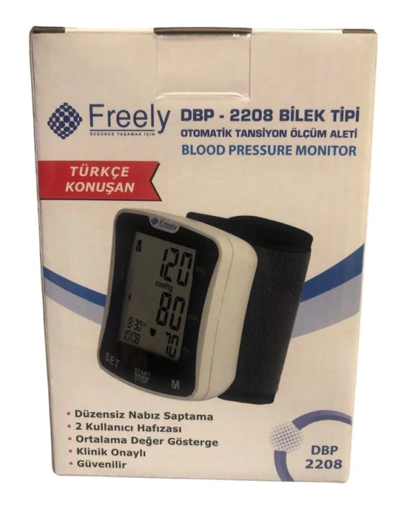 Freely DBP-2208 Bilek Tipi Otomatik Tansiyon Ölçüm Aleti 8699108711868