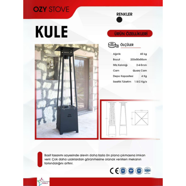 OZYSTOVE Kule Pelet Sobası - 3