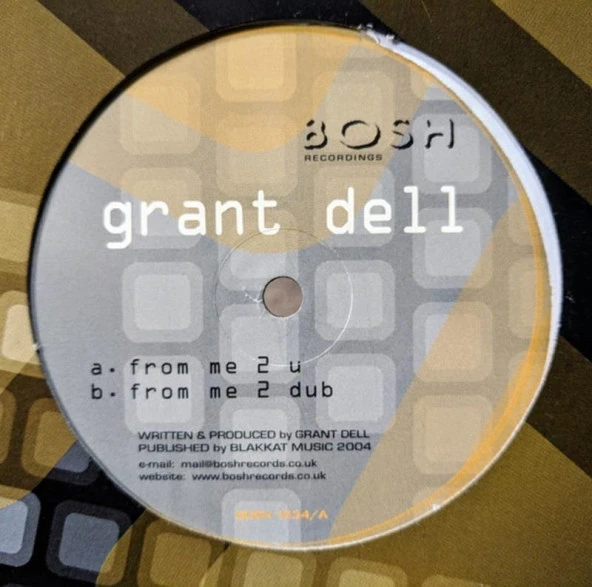 Grant Dell – From Me 2 U Tech House Vinly Plak alithestereo