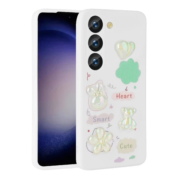 Galaxy A54 Kılıf Kabartma Figürlü Parlak Toys Silikon Kılıf - Resim 4