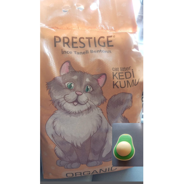 Prestige doğal kedi kumu 10 lt kedi nanesi hediyeli
