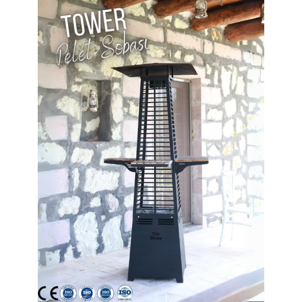 OZYSTOVE Tower Pelet Sobası