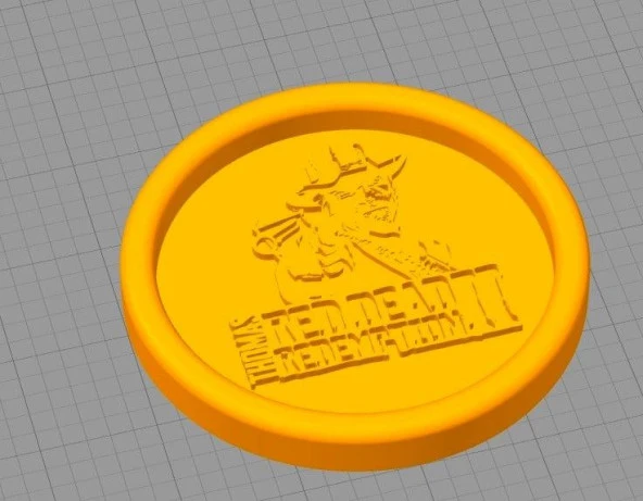Kırmızı Ölü Redemption 2 Coaster Plastik Aparat