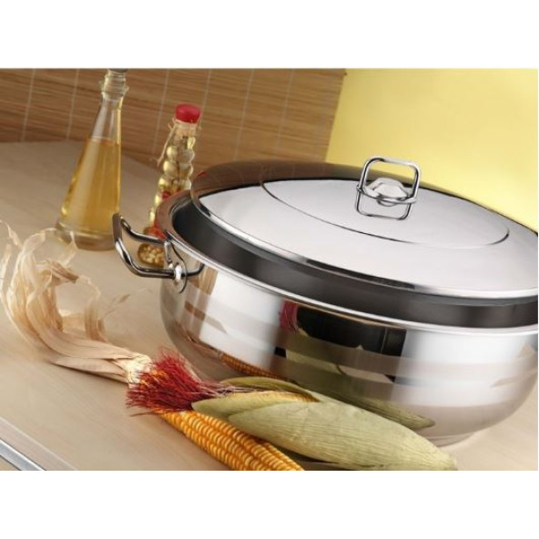 Hascevher Gastro Karnıyarık Tencere 50x20 Cm 37,0 Litre - 2