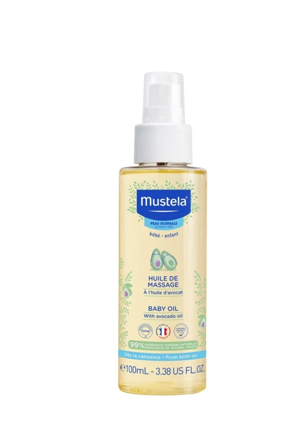 MUSTELA Massage Oil - Bebek Masaj Yağı 100 Ml