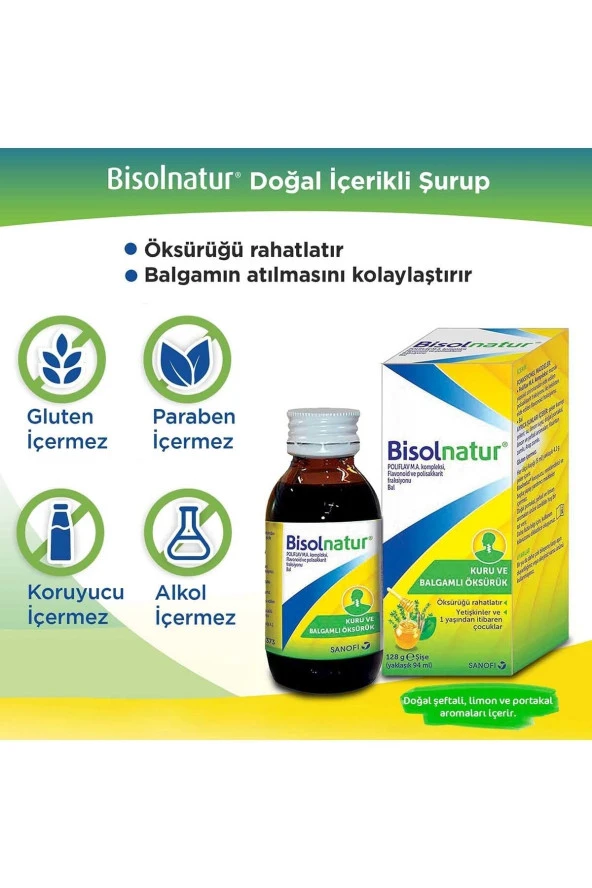 BİSOLNATUR Doğal İçerikli Öksürük Şurubu - 3