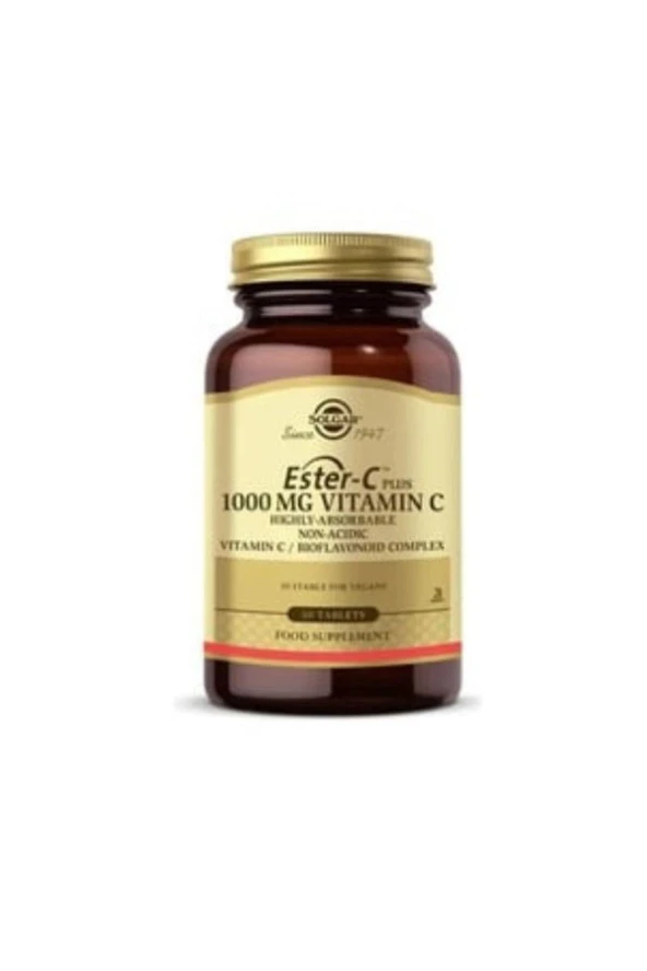 SOLGAR Ester C Plus 1000 Mg Vitamin C 60 Tablet