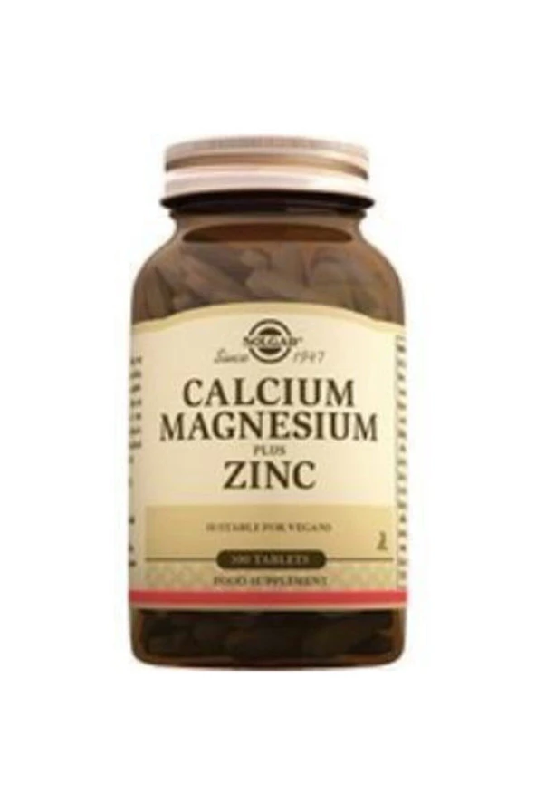 SOLGAR Calcium Magnesium Plus Zinc 100 Tablet
