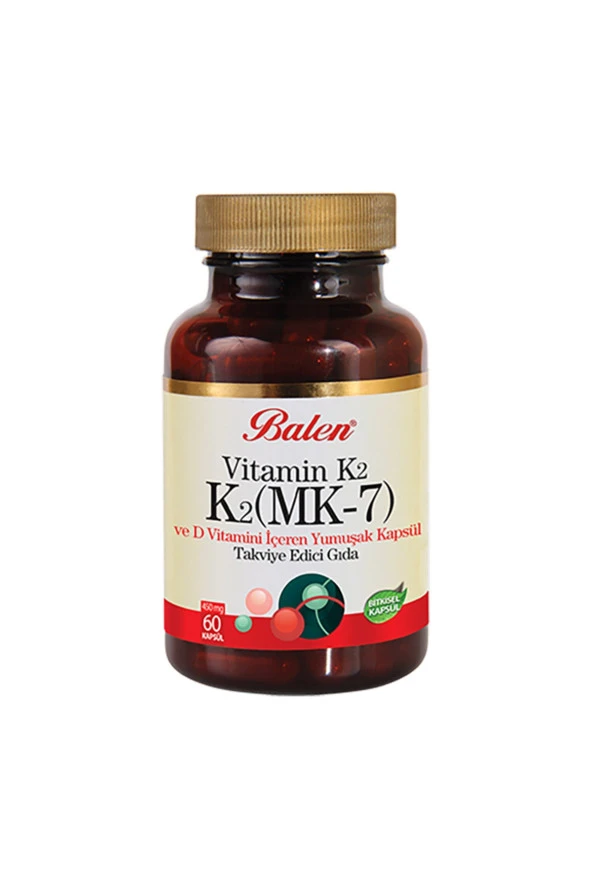 Balen Vitamin K2 (MK 7) D3 450 Mg 60 Kapsül - 2